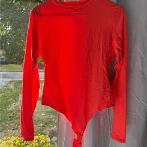 SKIMS Bright coral Bodysuit